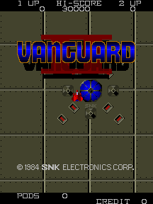 Vanguard II Title Screen